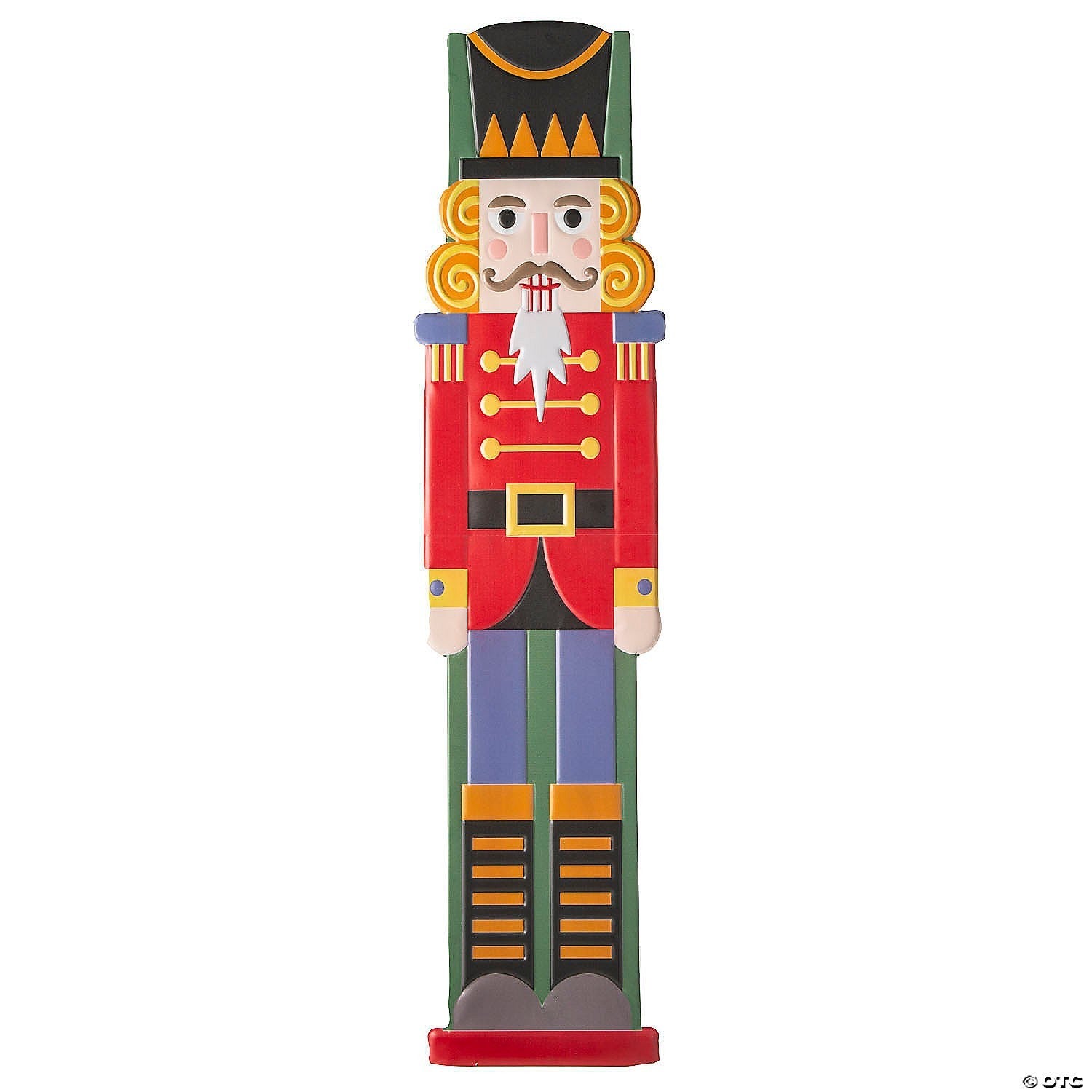 69" Giant Metal Toy Soldier Nutcracker Christmas Outdoor Decoration Porch Prop