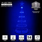 4' 6' 9' 12' Blue Animated LightShow Cone Tree Christmas Outdoor Yard LED 14 Mod