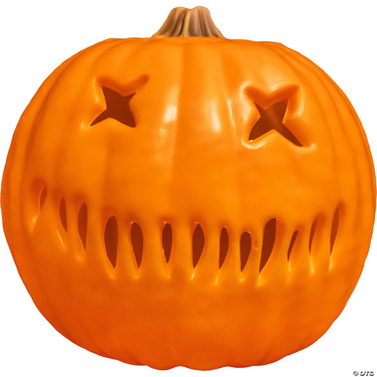 10" Trick R Treat Studios Sam Pumpkin Light Up Outdoor Halloween Decoration Prop