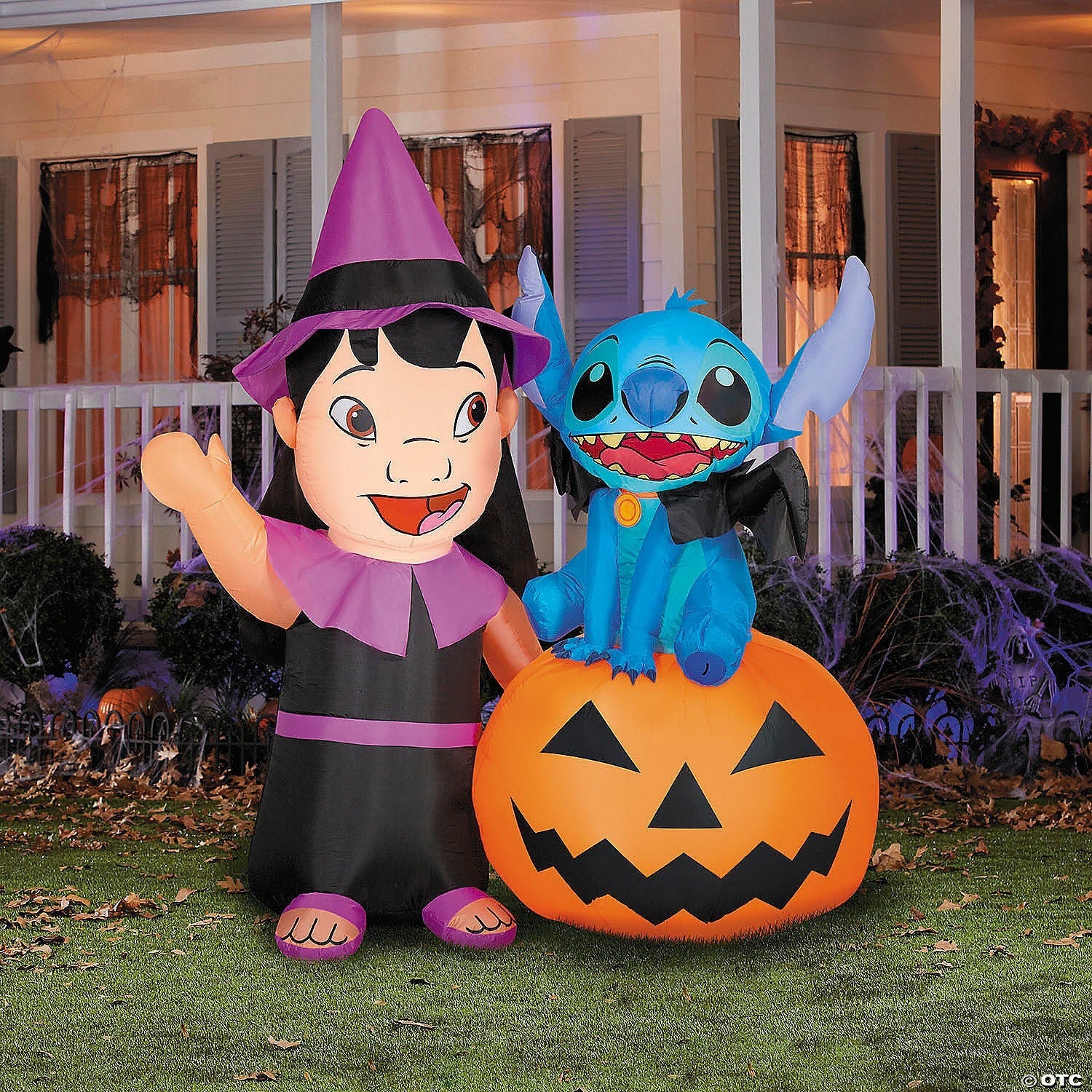 6 Ft Lilo & Stitch Pumpkin Inflatable Halloween Spirit Outdoor Decoration 2025
