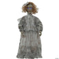 See Video! LifeSize Cracked Victorian Haunted Doll Talks Animated Halloween Prop