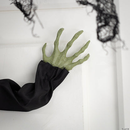 See Video! Kicking Witch Animated Halloween Decoration Outdoor Haunted Prop Door