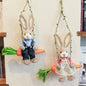 13.8" Straw Rabbit Collection – Standing & Hanging Styles