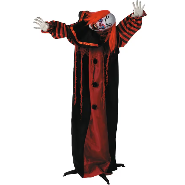 5 Ft Animated Head Twisting Clown