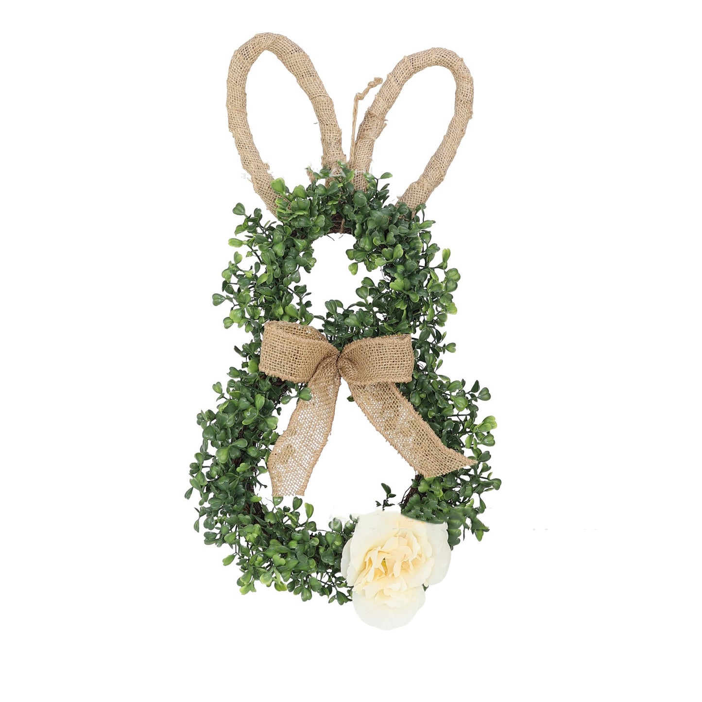 19.6" Rattan Bunny Wreaths - 3 Styles