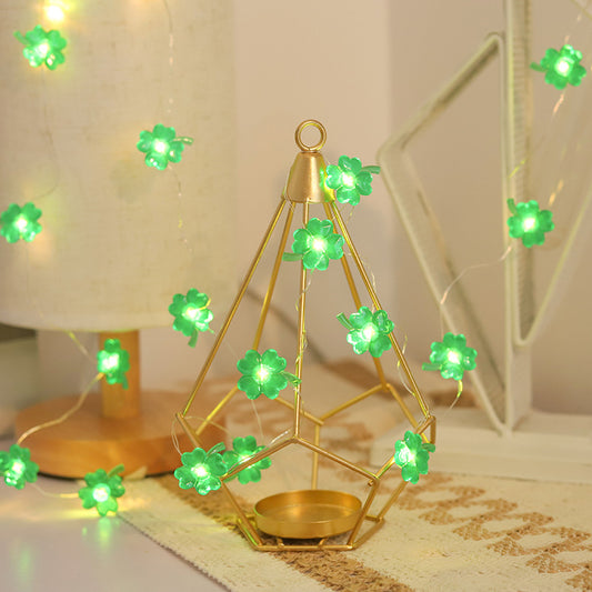 Shamrock LED String Lights - Holiday Spirit Shop