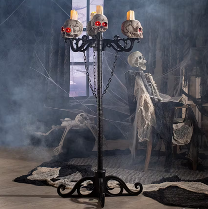 5 Ft Gothic Candelabra - 3 in 1 Halloween decor prop