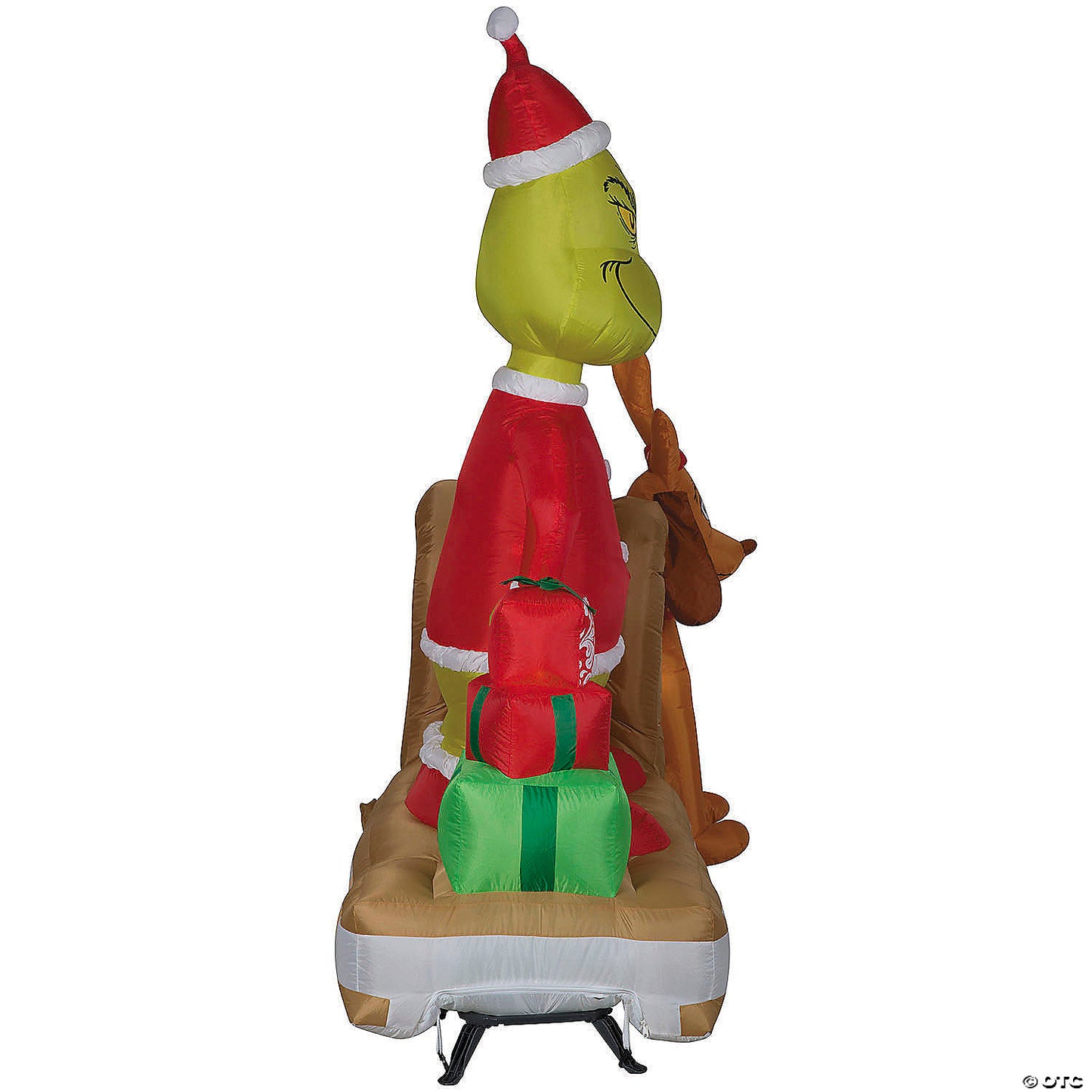 6 Ft Grinch & Max with Sled Inflatable