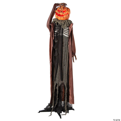 6 Ft Standing Evil Pumpkin Man