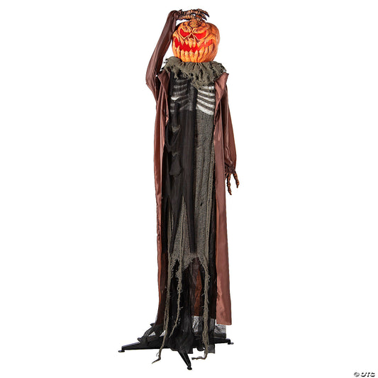 6 Ft Standing Evil Pumpkin Man
