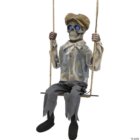 5 Ft Swinging Skeleton Boy