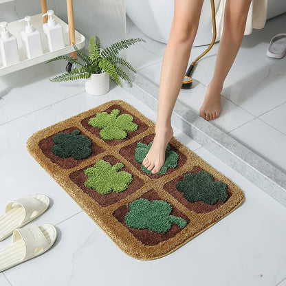 32" St. Patrick's Day Shamrock Non-Slip Rug