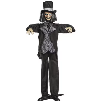 6 ft groom btler animated Halloween prop