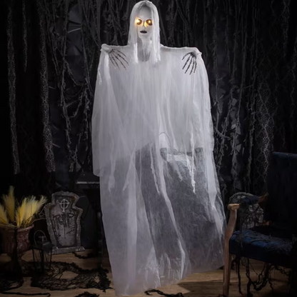 6 Ft Ghostly Girl with Sound Halloween decoration
