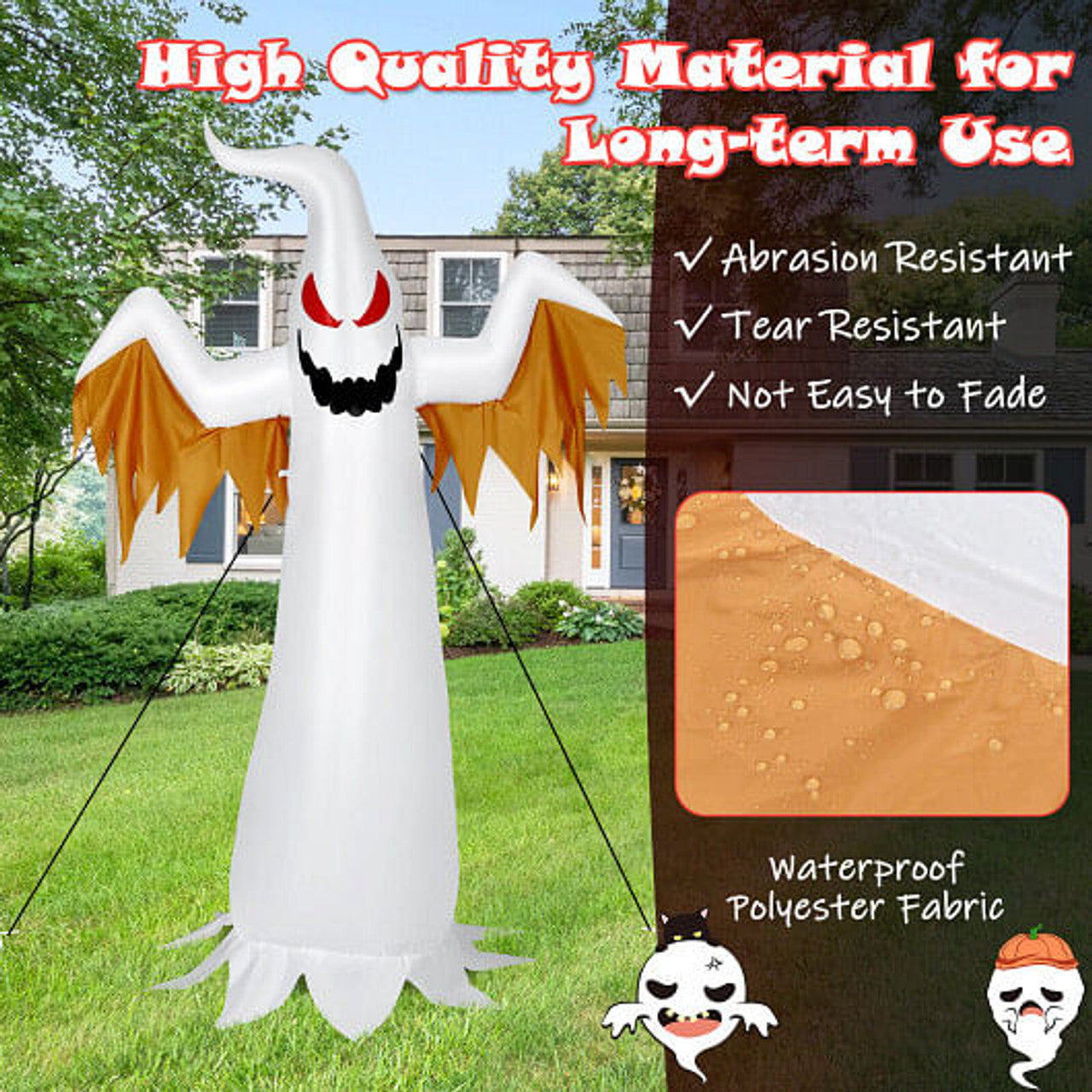 6 Ft Inflatable Flame Ghost
