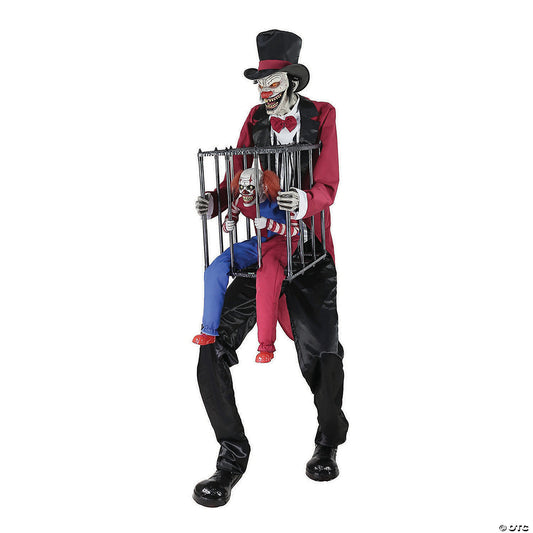 7 Ft Rotten Ringmaster with Caged Clown
