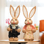 13.8" Straw Rabbit Collection – Standing & Hanging Styles