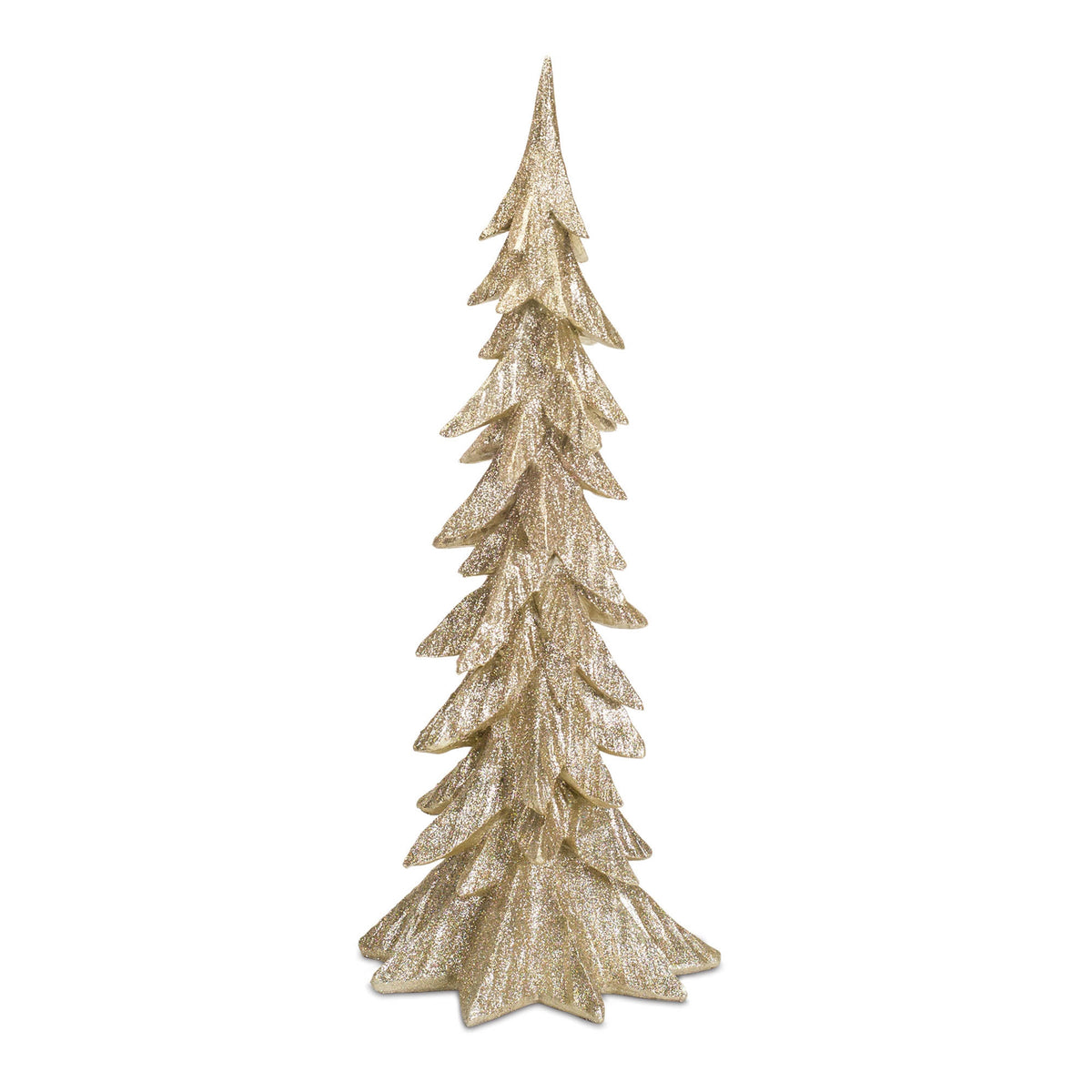Gold Shimmer Tabletop Holiday Tree (Set of 3) — manufacturer image 3