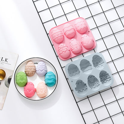 Silicone Easter Egg Candy Mold