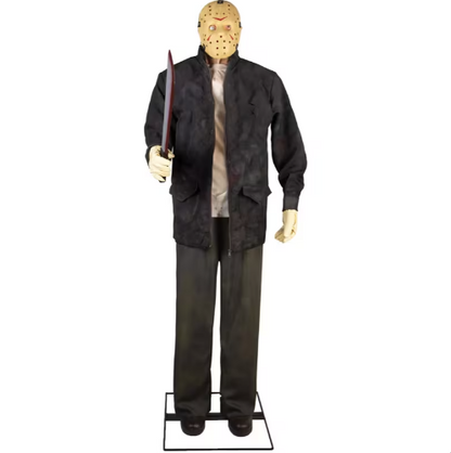 76 inch animated Jason vorhees Halloween prop