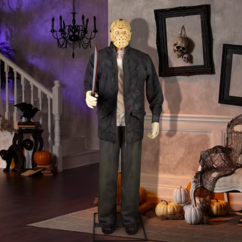 76 inch animated Jason vorhees Halloween prop