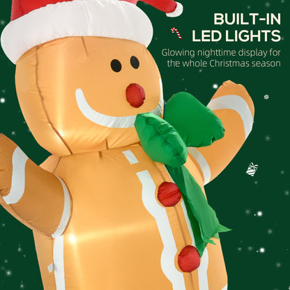 6 Ft Christmas Inflatable Gingerbread Man
