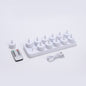 Set of 12 Led Rechargeable Candle Lights with Remote