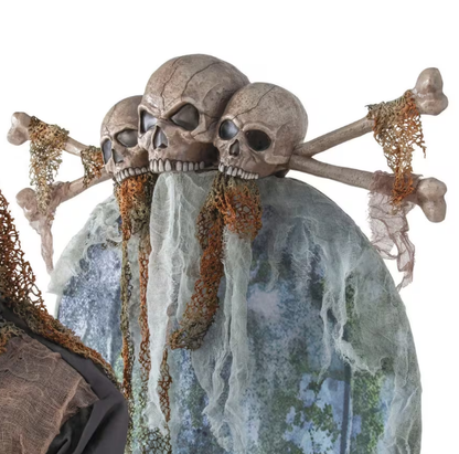 7 Ft Soul Collector Skeleton Animated Prop