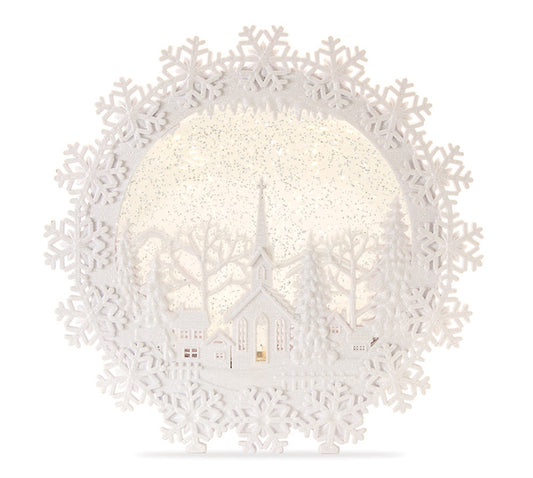 12.25 in Church Scene Snow Globe – manufacturer product photo