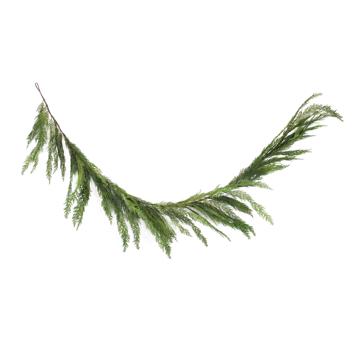Winter Cedar Foliage Christmas Garland – Set of 2, 6 Ft Each — Melrose International product photo 3
