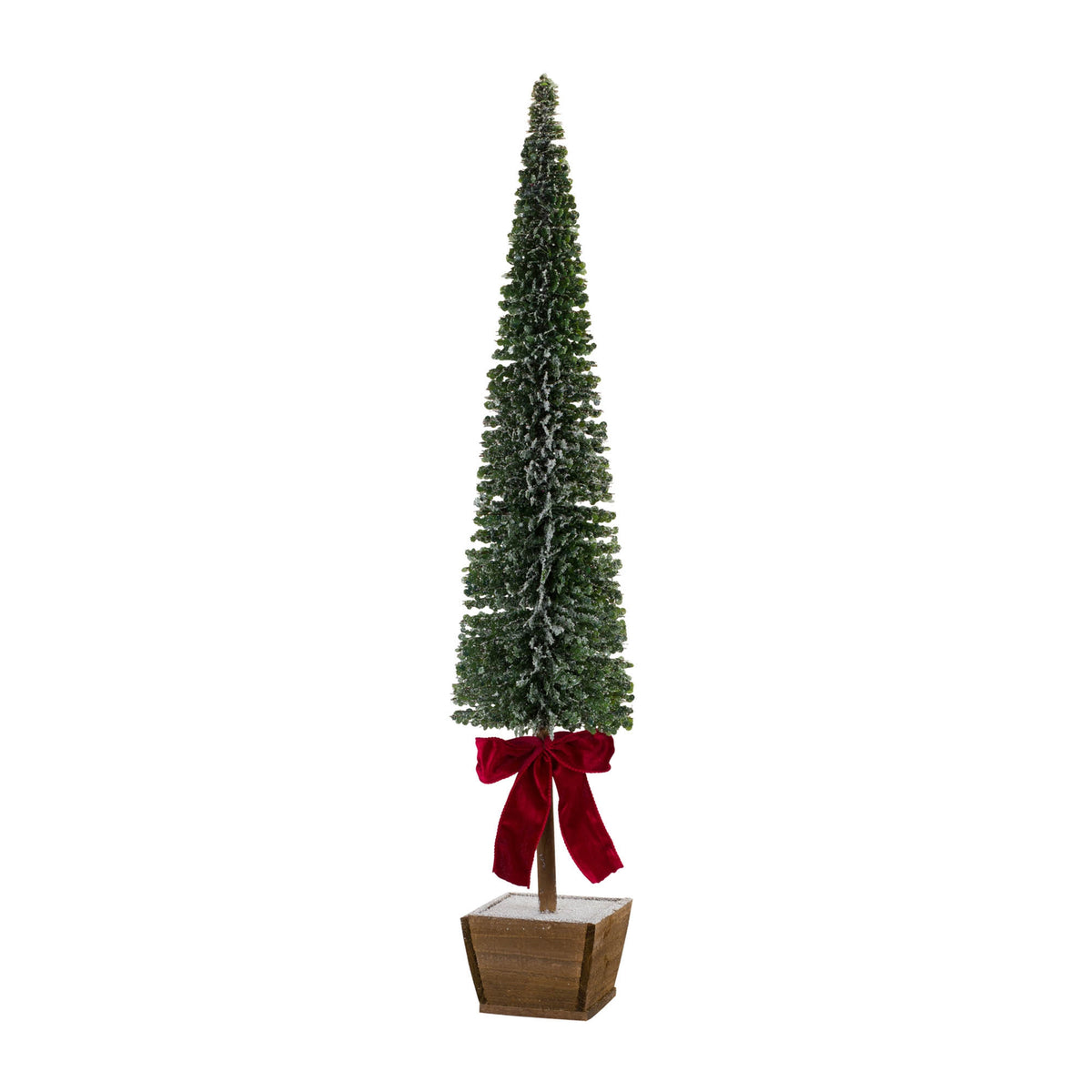 Potted Christmas Trees with Bows – Set of 3, Up to 39 Inches – Melrose manufacturer photo 3