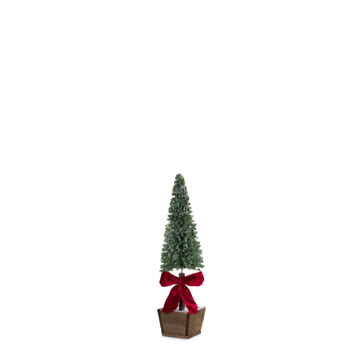 Potted Christmas Trees with Bows – Set of 3, Up to 39 Inches – Melrose manufacturer photo 5