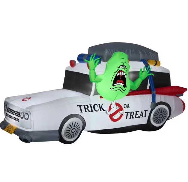 84" Ghostbusters ™ Ecto-1 with Slimer Outdoor Yard Inflatable