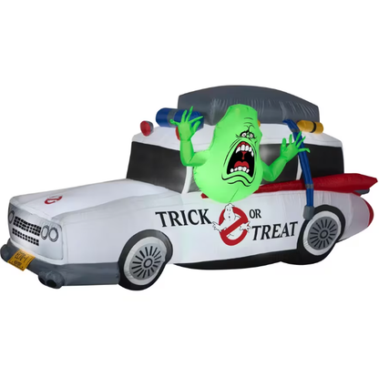 84" Ghostbusters ™ Ecto-1 with Slimer Outdoor Yard Inflatable