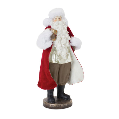 Flocked Santa with Toys, Set of 2 - Melrose International manufacturer photo 2