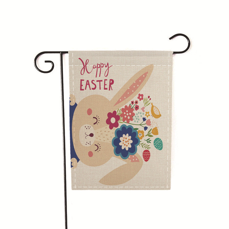 Easter Bunny Double Sided Flag - 12 Styles