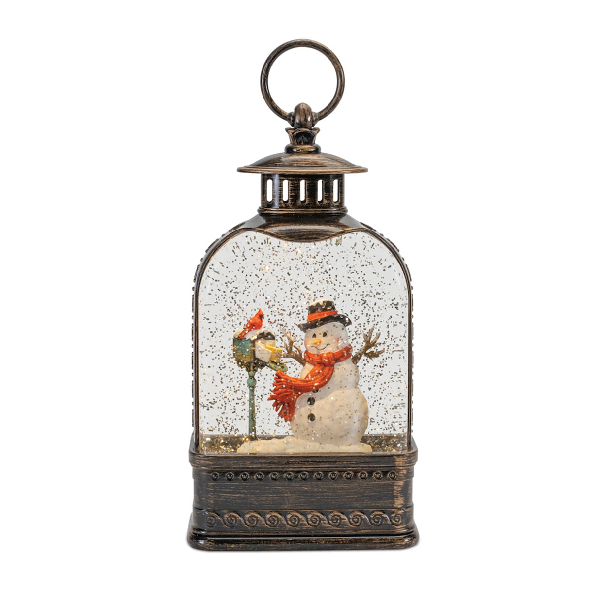9.75 in LED Snowman Snow Globe – manufacturer product photo