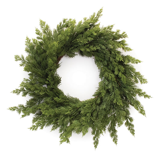 26-Inch Natural Pine Christmas Wreath – manufacturer main product photo