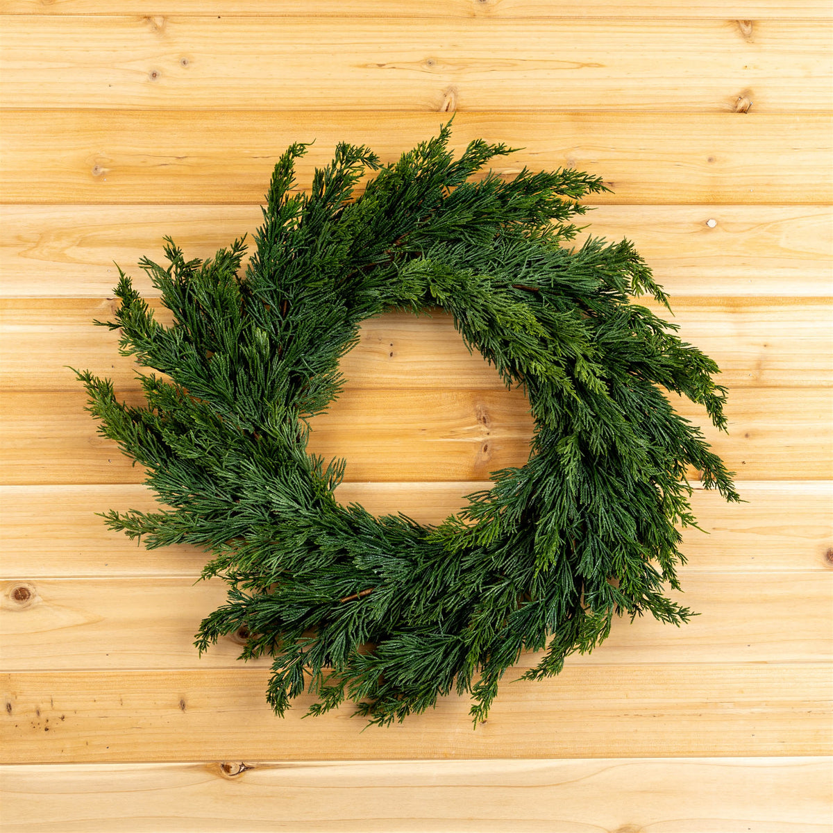 26-Inch Natural Pine Christmas Wreath – manufacturer product view 2