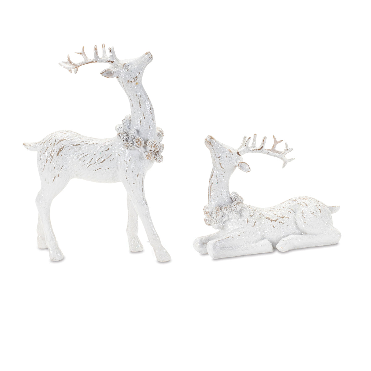 Deer Figurines, Set of 4 - Melrose International manufacturer product photo