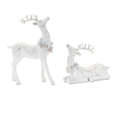 Deer Figurines, Set of 4 - Melrose International manufacturer product photo