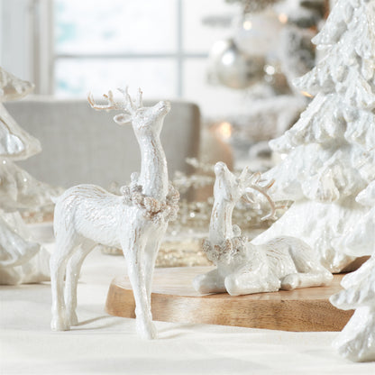 Deer Figurines, Set of 4 - Melrose International manufacturer photo 2