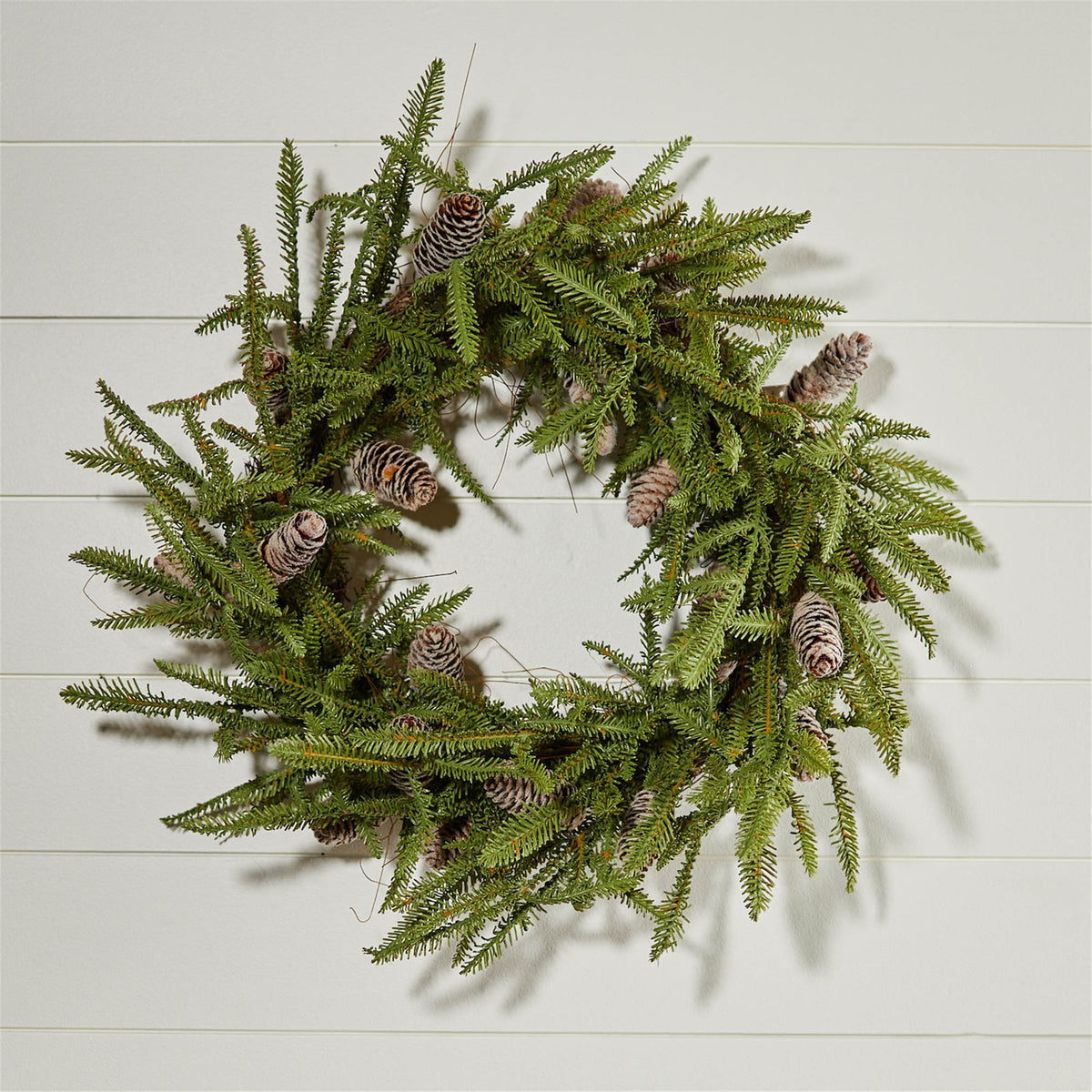 24-Inch Pine & Pinecone Christmas Wreath — Melrose International product photo 2