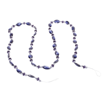 Blue & Silver Jewel Bead Christmas Garland – Set of 2 – manufacturer main product photo