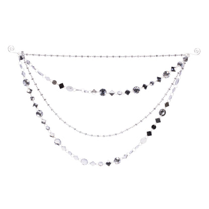 Jewel Bead & Chain Link Christmas Garland – Set of 2 – manufacturer main product photo
