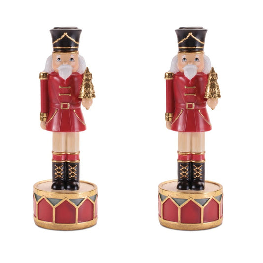 Nutcracker Soldier Candle Holder (Set of 2) – manufacturer image 3