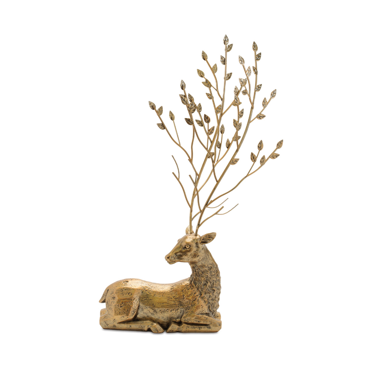 Distressed Deer with Metal Tree Antlers (Set of 2) — manufacturer image 2