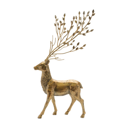 Distressed Deer with Metal Tree Antlers (Set of 2) — manufacturer image 3