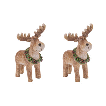 Mini Reindeer, Set of 2 - Melrose International manufacturer photo 3