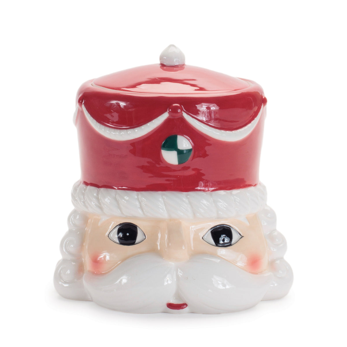 Ceramic Christmas Nutcracker Canisters – Set of 2 – Melrose manufacturer image 3